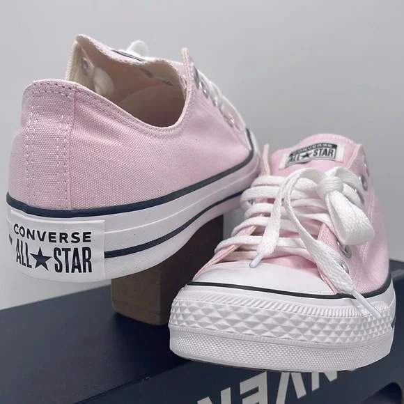 Converse Men’s A08628F
CTAS OX
PINK FOAM Pink Canvas Sneakers - Picture 8 of 16